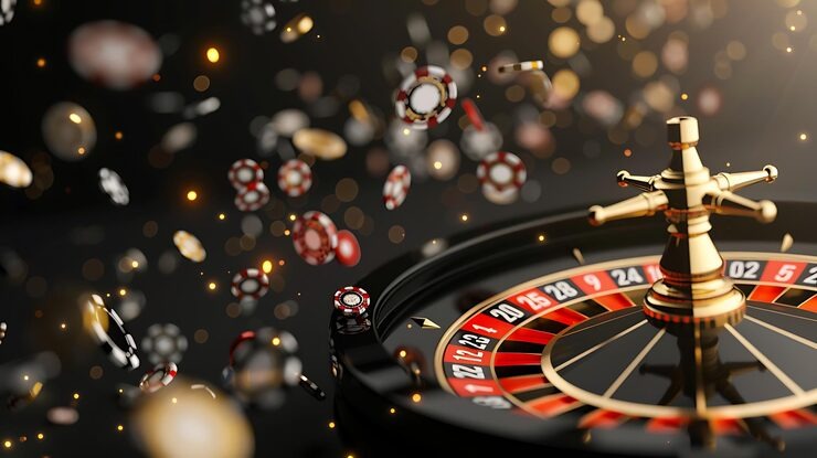 Evolution Gaming roulette table interface on huntertoto link